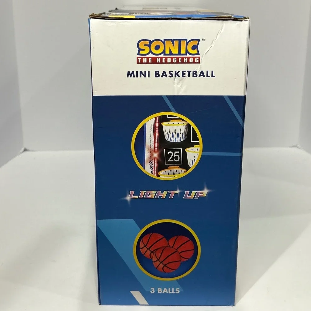 Sonic The Hedgehog Mini Basketball Light Up Arcade Game 24 Inch Sega New